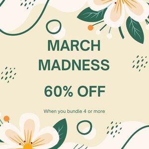 March Madness 60% off